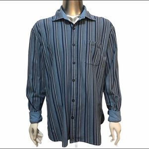 Men’s Tommy Hilfiger Striped Cotton Dress Shirt
